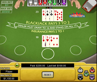 Practice blackjack for free
